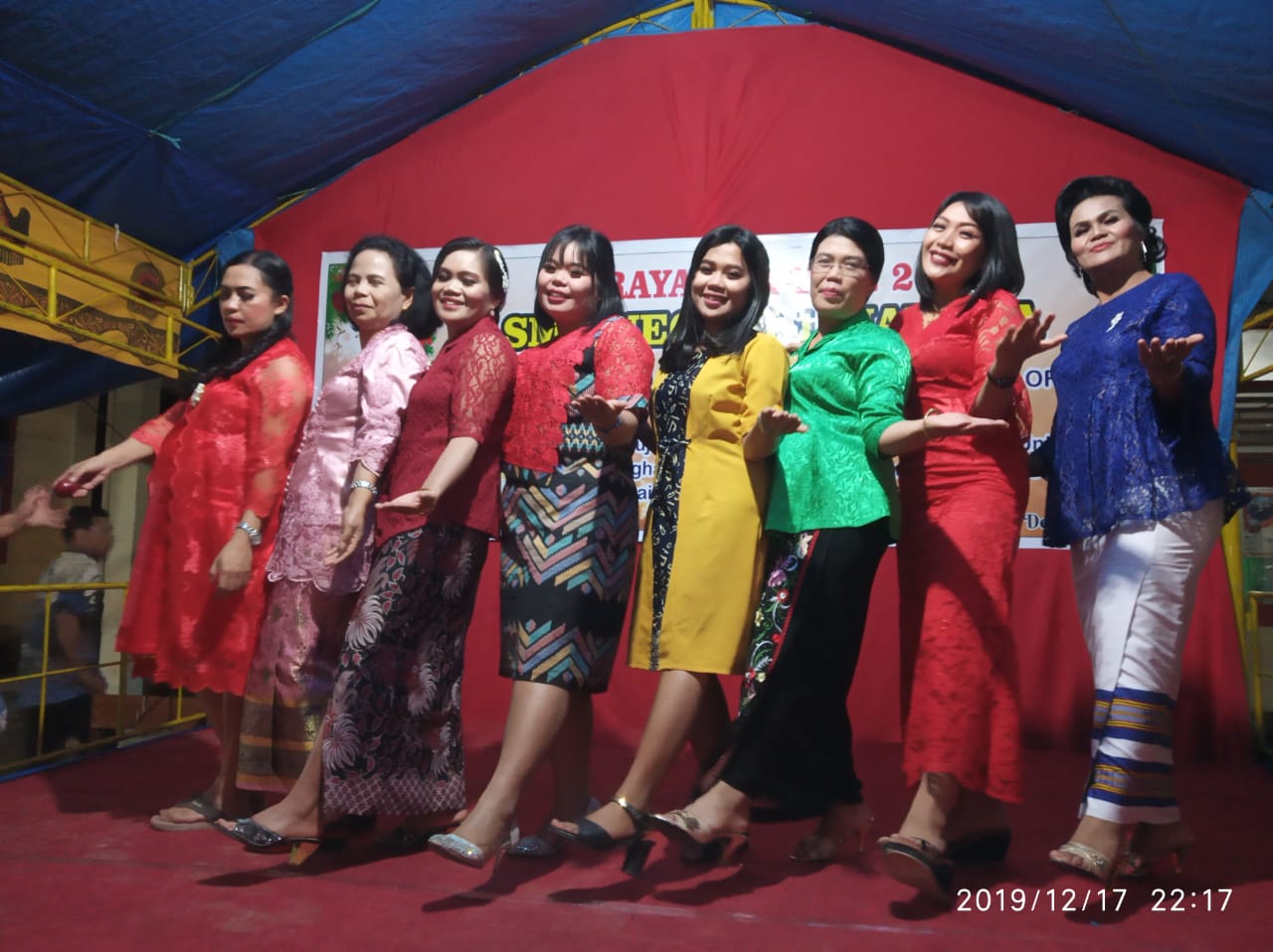 Perayaan Natal SMKN 1 Mamasa 2019