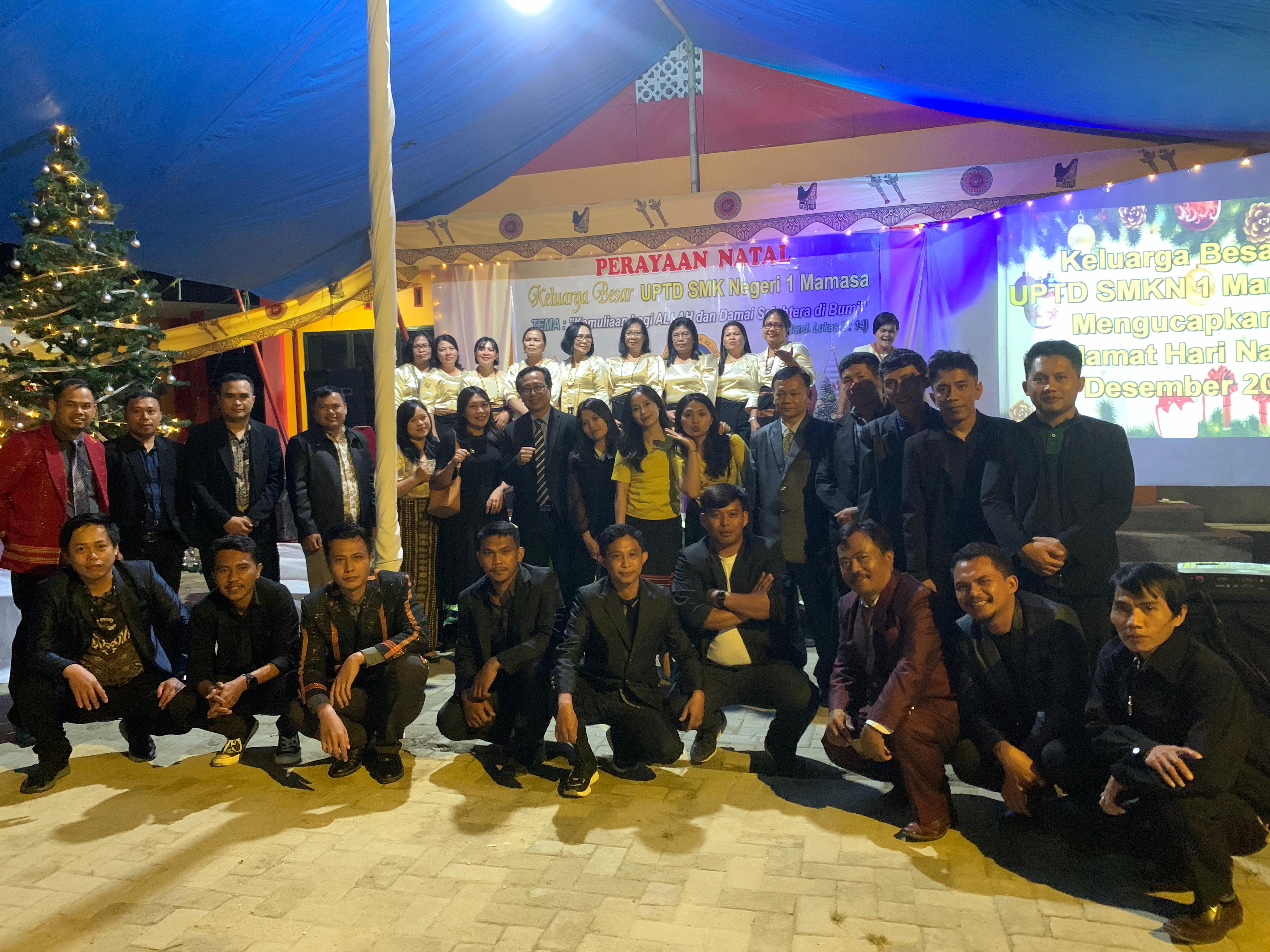 Perayaan Natal UPTD SMKN 1 Mamasa