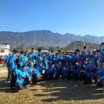 Foto bersama guru dan pegawai SMKN 1 Mamasa pada perayaan HUT RI ke 74