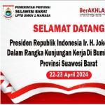 Selamat Datang pak Presiden di Sulawesi Barat