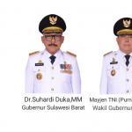 SELAMAT KEPADA BAPAK DR. H. SUHARDI DUKA, MM DAN BAPAK MAYJEN TNI (PURN) SALIM S MENGGA ATAS PELANTIKAN SEBAGAI GUBERNUR DAN WAKIL GUBERNUR PROV. SULAWESI BARAT