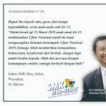 Selamat melaksanakan UN 2019